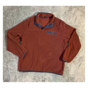 32 Degree Heat Men's Fleece Jacket Rust Brown Size XL